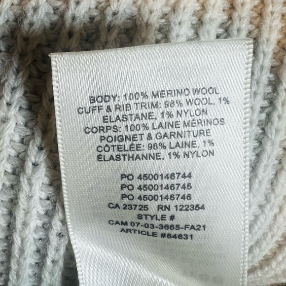 Aritzia Wilfred Free Cardigan - cream - 100% Marino wool - Picture 3 of 3